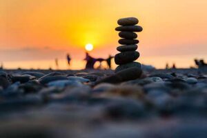 Rocks to sympolize holistic therapy