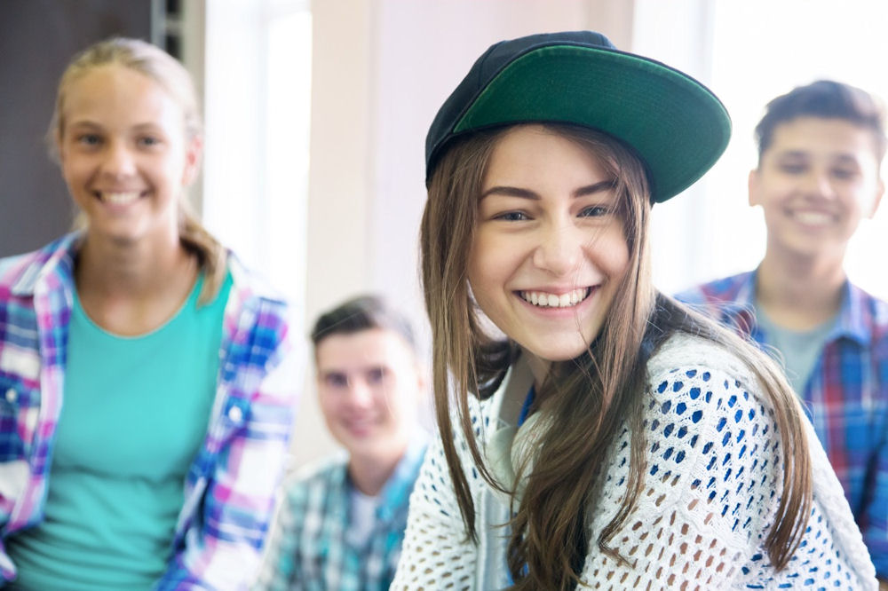 teens in a group therapy session during dbt program