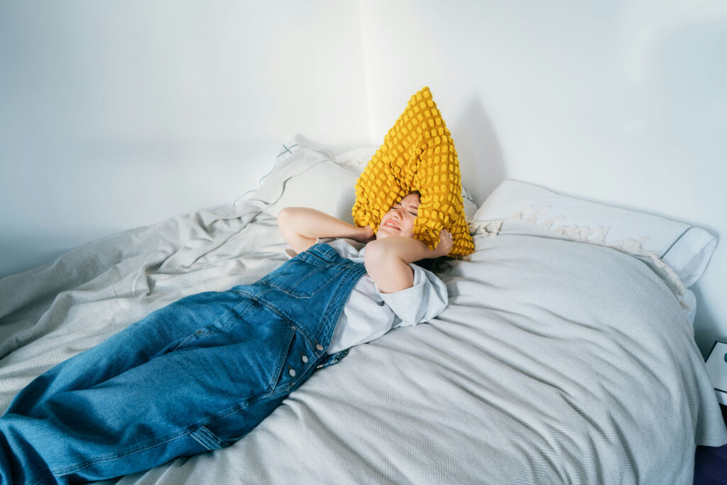 Teen experiencing physical symptoms of anxiety related to school attendance.